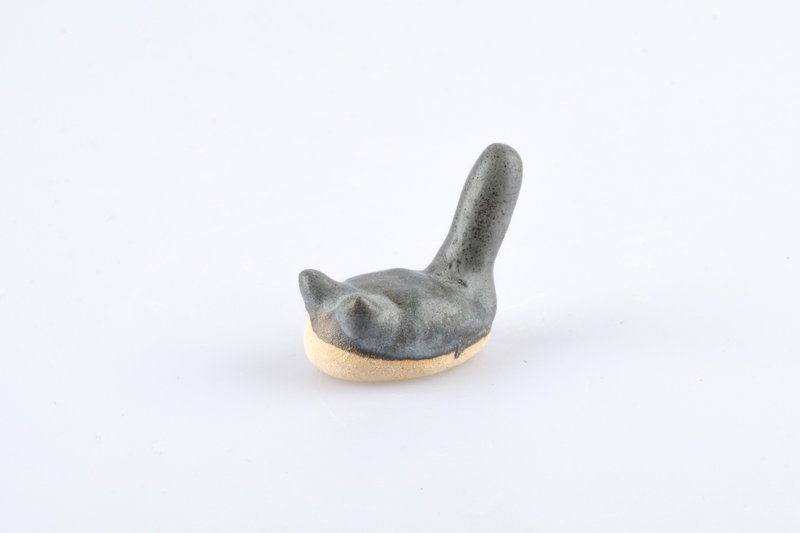 沒臉的貓系列—秋季 - 擺飾/家飾品 - 陶 多色