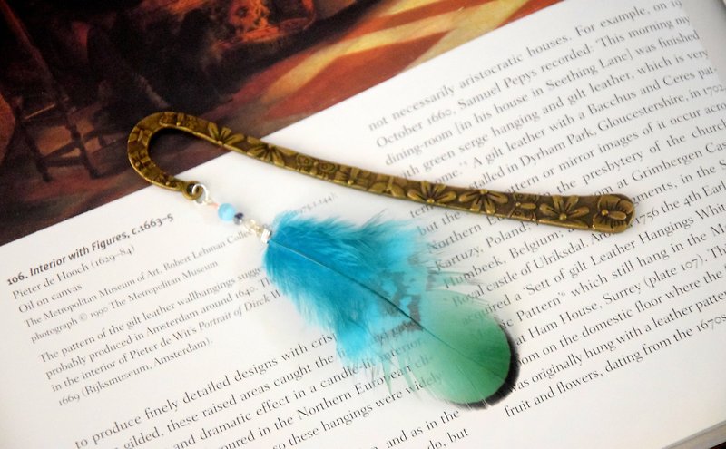 Romantic Feather Handmade Bookmark - Bookmarks - Other Metals 