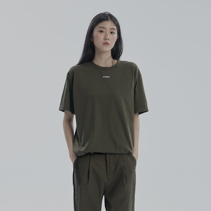 DYCTEAM-LOGO TEE (GN) - เสื้อฮู้ด - ผ้าฝ้าย/ผ้าลินิน สีเขียว
