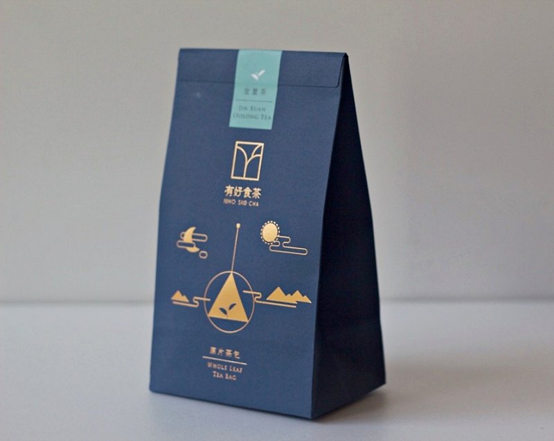 [Original Leaf Tea Bags] Alishan Creamy Jinxuan Oolong Tea Triangle Tea Bags 12 into exchange gifts - ชา - กระดาษ สีเขียว