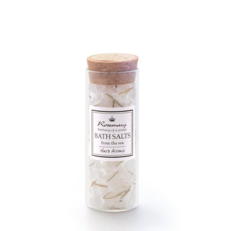 兩件組 迷迭香紓壓回神 精油調理淨膚浴鹽40g -Pethany+Larsen - 沐浴乳/沐浴用品 - 濃縮/萃取物 白色