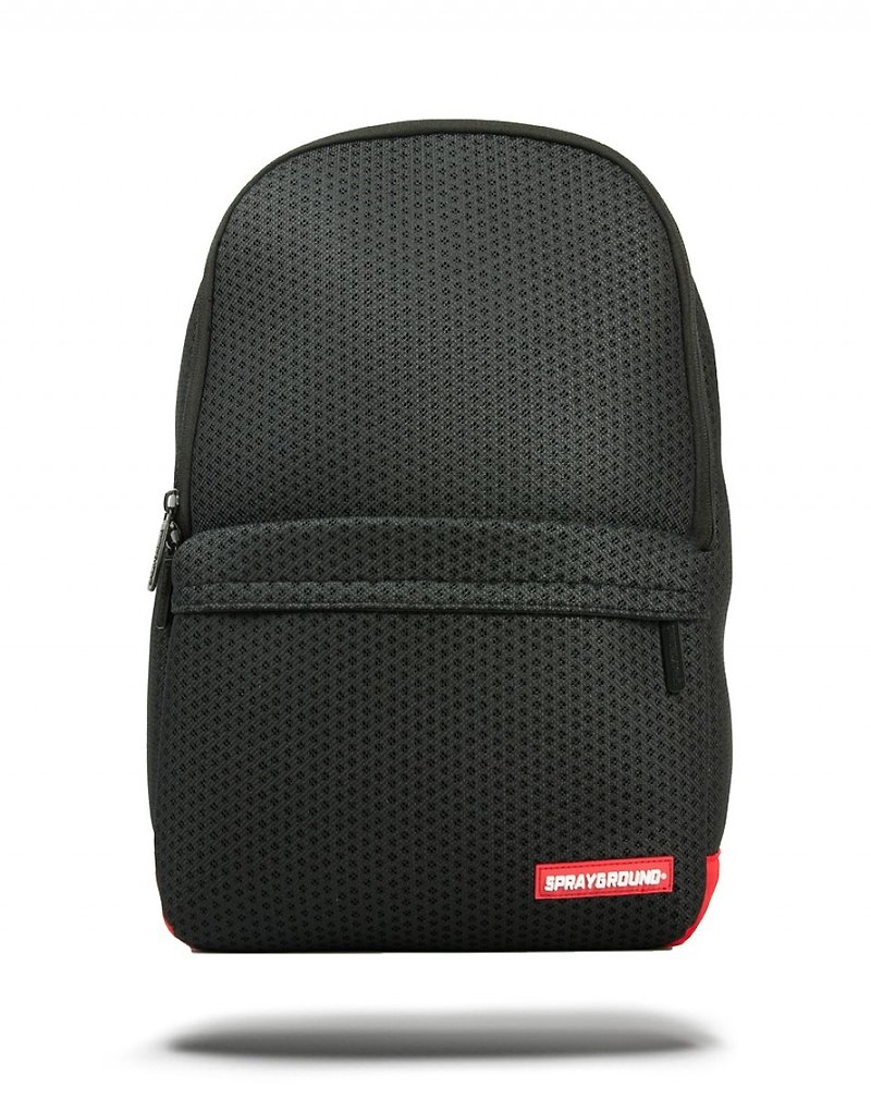 [Cargo] SPRAYGROUND series Hexagon Mesh tulle trend notebook Backpack (Black) - Laptop Bags - Other Materials Black