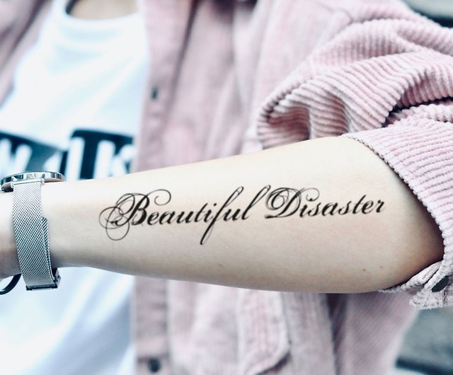Beautiful Disaster tattoos