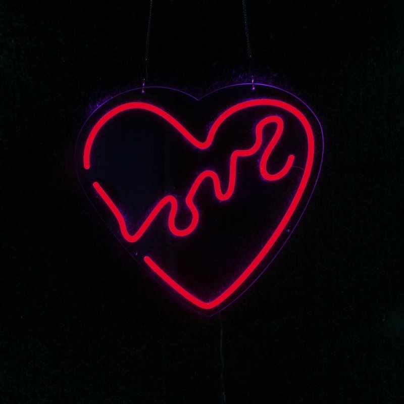 Love LED Neon Sign Heart Custom Neon Light for Party Birthday Gift Gym