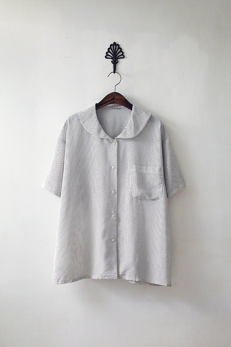 Banana Flyin '| Vintage | Vintage Shuiyu little short-sleeved shirt - Women's Shirts - Cotton & Hemp 
