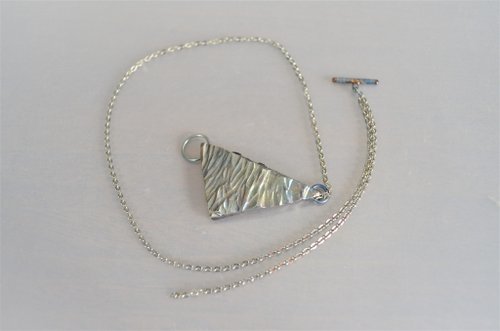 titanium pendant・純チタンペンダント・一点物・雷樹 - ショップ ねこ