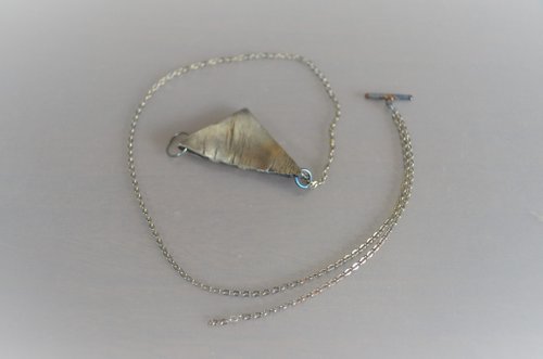 titanium pendant・純チタンペンダント・一点物・雷樹 - ショップ ねこ