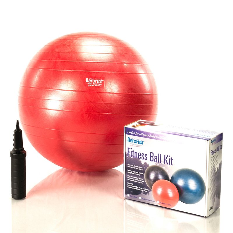 Aeromat抗爆健身球組-45cm - 運動/健身器材 - 塑膠 紅色