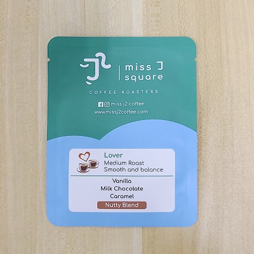 Miss J Square Coffee Espresso Blend - LOVER 咖啡掛耳包 (5包 / 10包)
