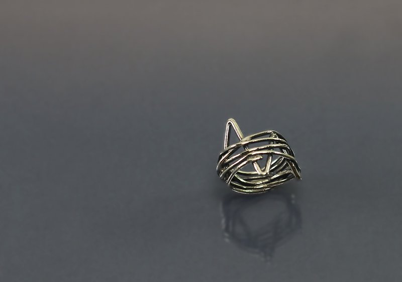 Line Series - Lightning Design 925 Silver - แหวนทั่วไป - เงินแท้ สีทอง