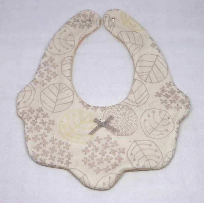 Japanese Handmade 8-layer-gauze Baby Bib - Bibs - Cotton & Hemp White