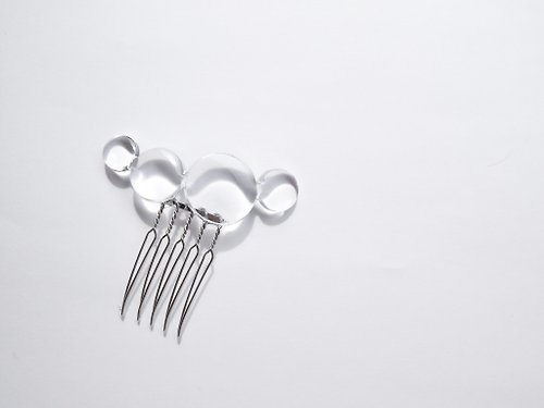 ranu Awa hair comb S (silver)