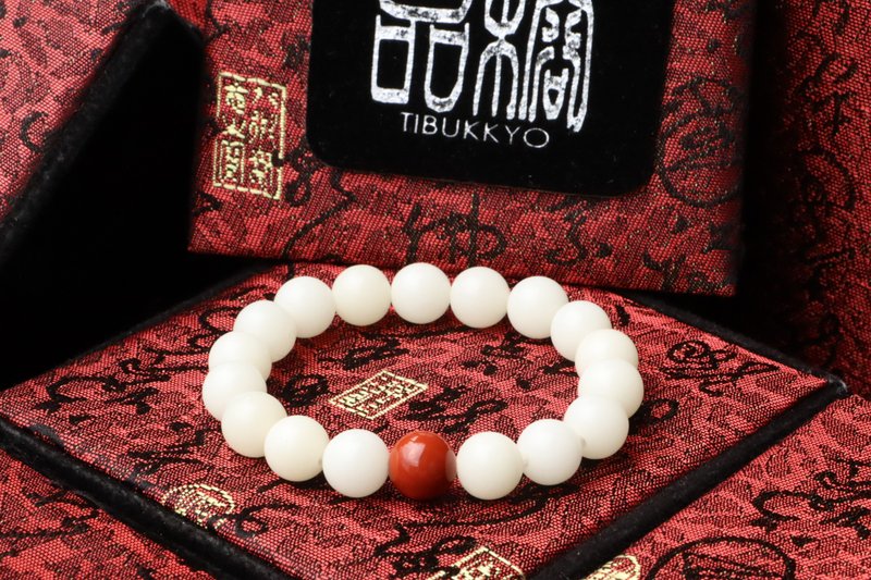 beads bracelets 10mm - สร้อยข้อมือ - พืช/ดอกไม้ 