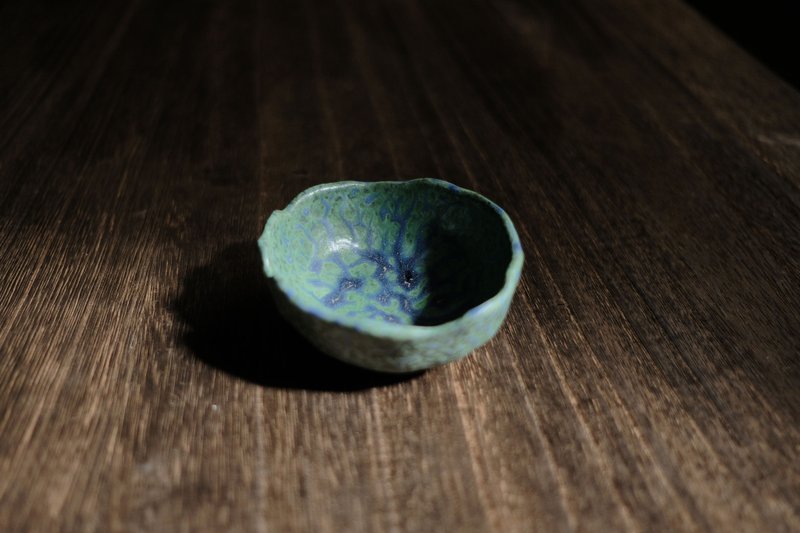 Senra・Indigo Forest・Kodan 1 - Small Plates & Saucers - Pottery Blue