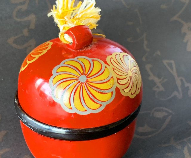 日本古典日式抹茶道茶具茶棗木胎漆器傳統工藝日本菊- 設計館瑞文堂茶壺