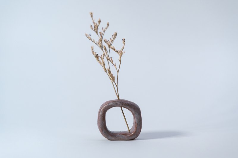 No.36 Flower Arrangement | Incense sticks Holder | Cloud Clay | Ceramics - Fragrances - Pottery Brown