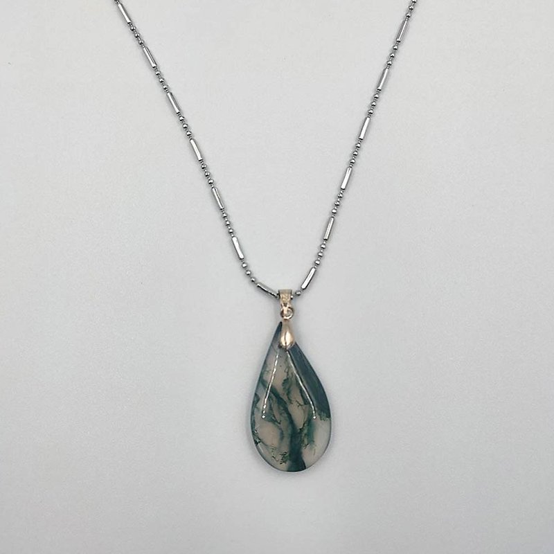Seaweed Jade Necklace-A total of 5 jewelry items - สร้อยคอ - วัสดุอื่นๆ หลากหลายสี