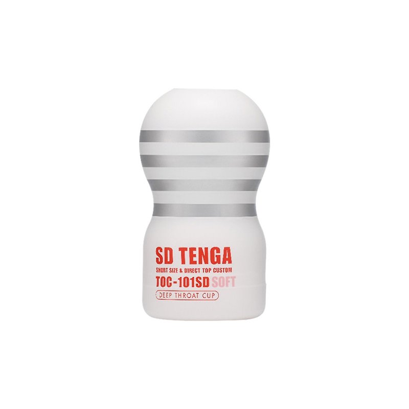 TENGA SD 柔嫩版 迷你頂部刺激 飛機杯 情人節禮物 - 情趣用品 - 塑膠 白色