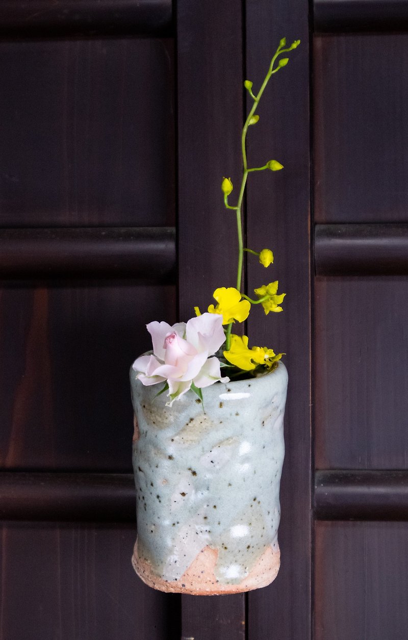 陶 花瓶/花器 - Yuuhai series 2022 hanging flower vase for Tea Ceremony