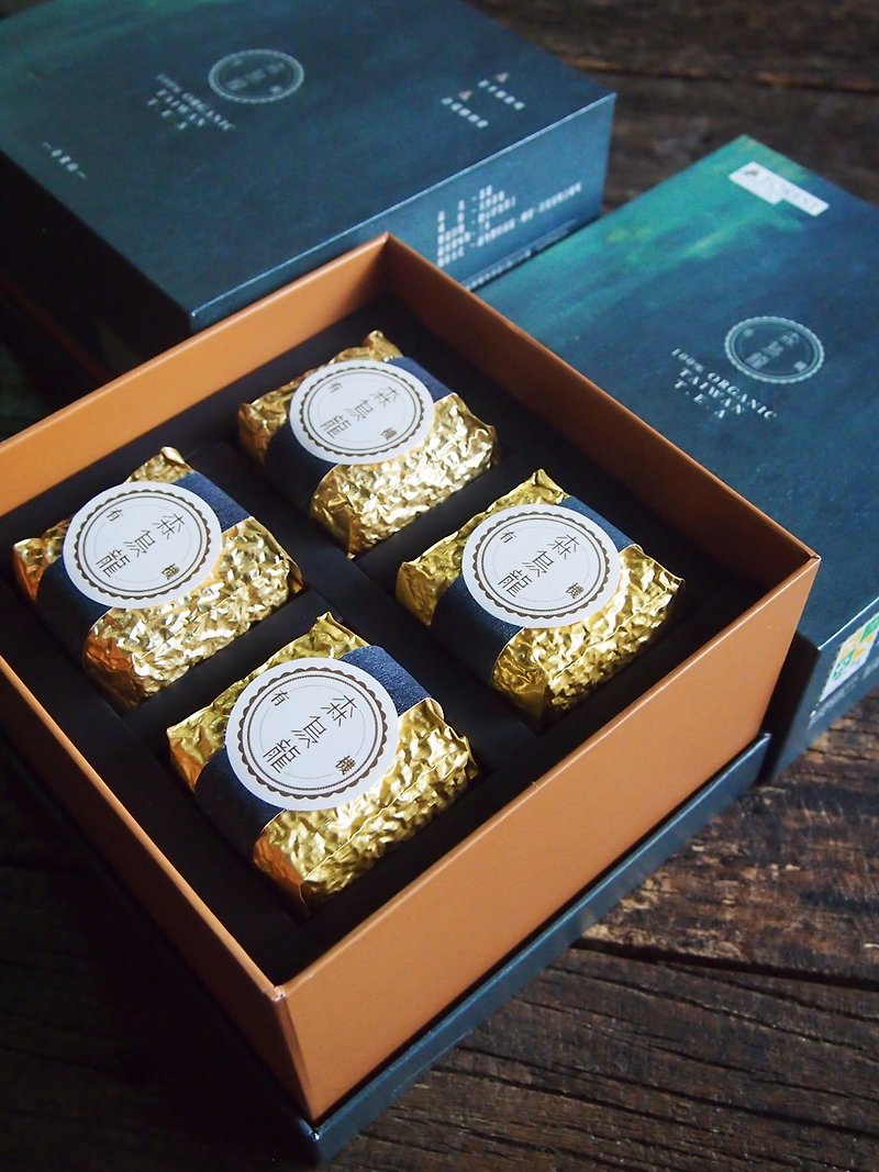 【Pinkoi Light Diet Guide】Organic Tea Gift Box - Safe Shipping Guarantee - ชา - วัสดุอื่นๆ สีเขียว
