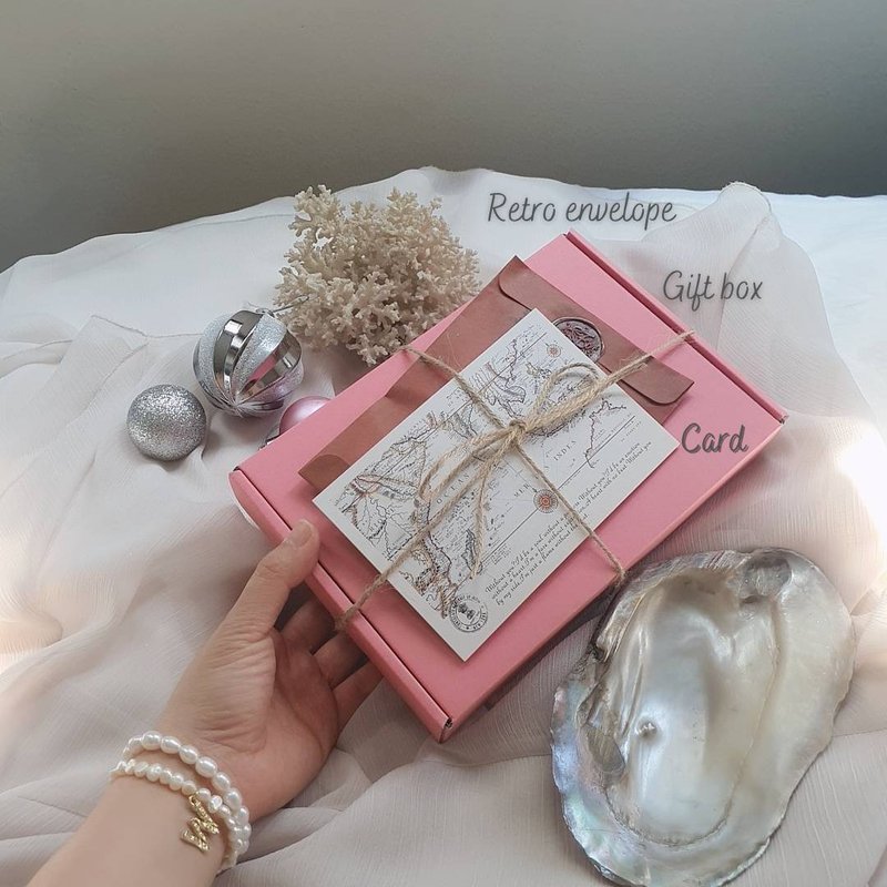 Pink Gift Box - 項鍊 - 紙 