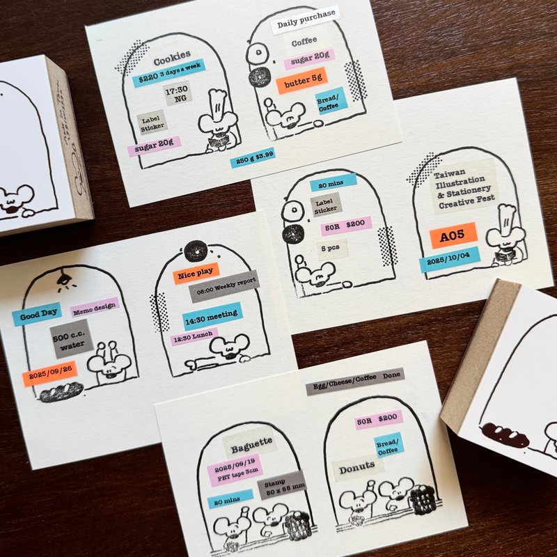 鼠老闆的連鎖店//大印章 - 印章/印台 - 其他材質 白色