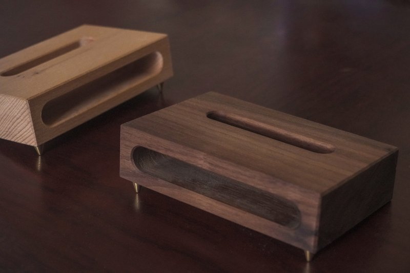 TN02 wooden speaker phone holder - ลำโพง - ไม้ สีกากี