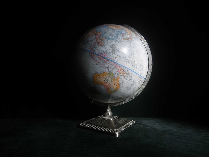 [OLD-TIME] Early American-made relief globe - Items for Display - Other Materials 