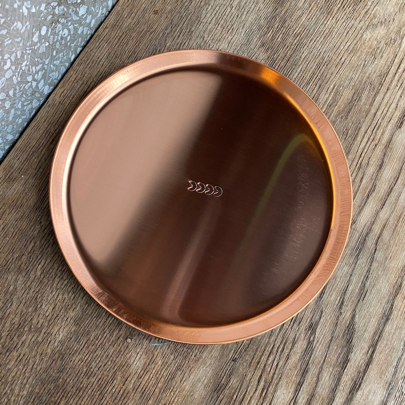 TRIVOC Copper Plate - จานและถาด - ทองแดงทองเหลือง สีทอง