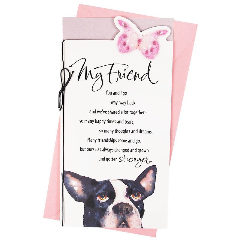 I am glad you can be my friend [Hallmark-Card Girlfriend Card Series] - Cards & Postcards - Paper Multicolor