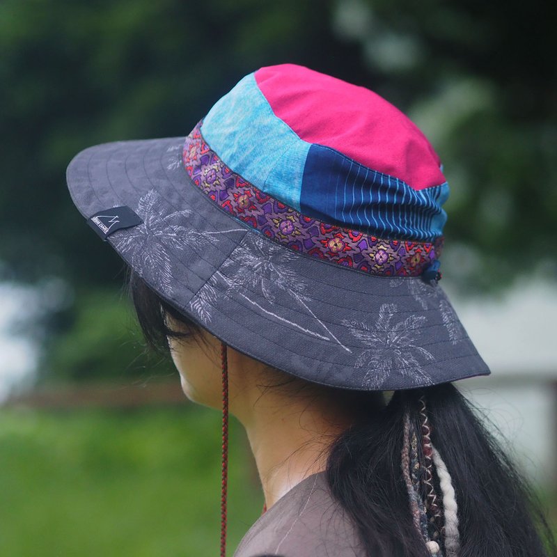 登山帽 Scrap Bucket Hat | 香港手造 - 帽子 - 聚酯纖維 