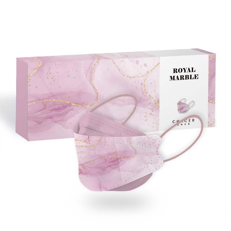 大人用M-韓国語4Dメディカルマスク-ピンクパウダー（5ゴールド） - マスク・コスプレマスク - その他の化学繊維 ピンク