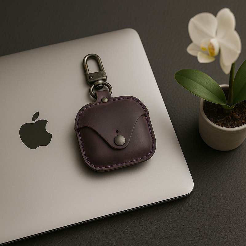 Airpods Case, Personalized Leather Case For Airpods 3.Gen-4.Gen - AirPods/耳機保護套 - 真皮 