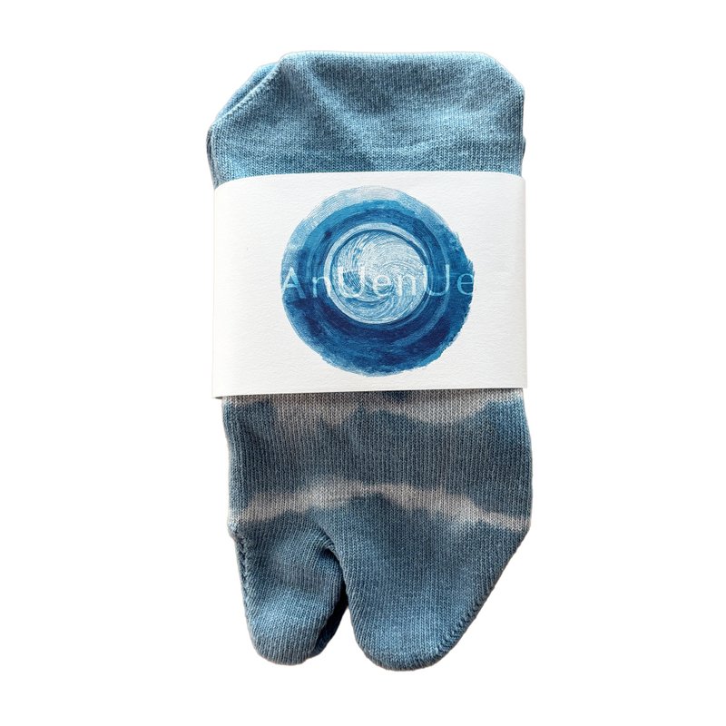 日本製造 靛藍染色 JAPANBLUE INDIGO DYED SOCKS Tabi #2 - 襪子 - 棉．麻 