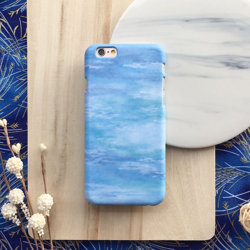Ripple-phone case iphone samsung sony htc zenfone oppo LG - Phone Cases - Plastic Blue