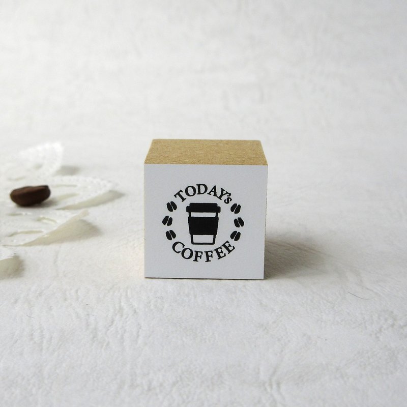 Coffee Stamp /Mini Circle: Takeout Cup - ตราปั๊ม/สแตมป์/หมึก - ยาง 