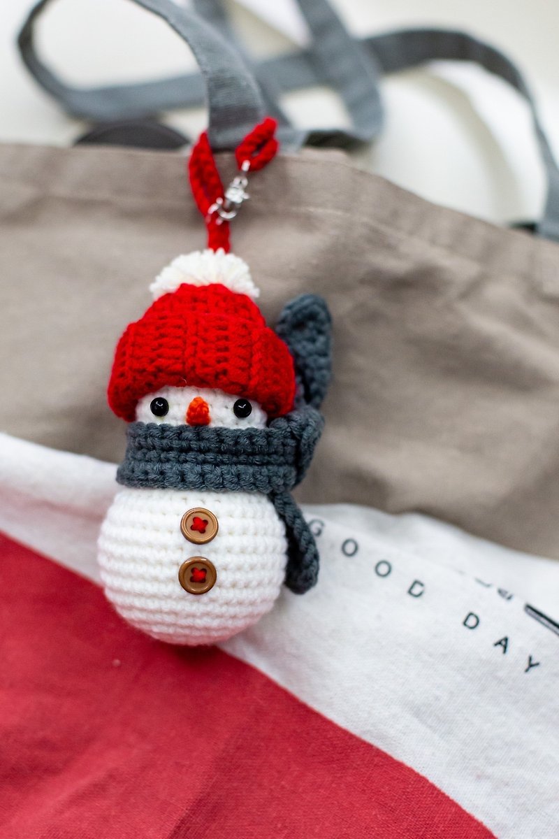 Healing Department cute Q little snowman - Charms - Cotton & Hemp 