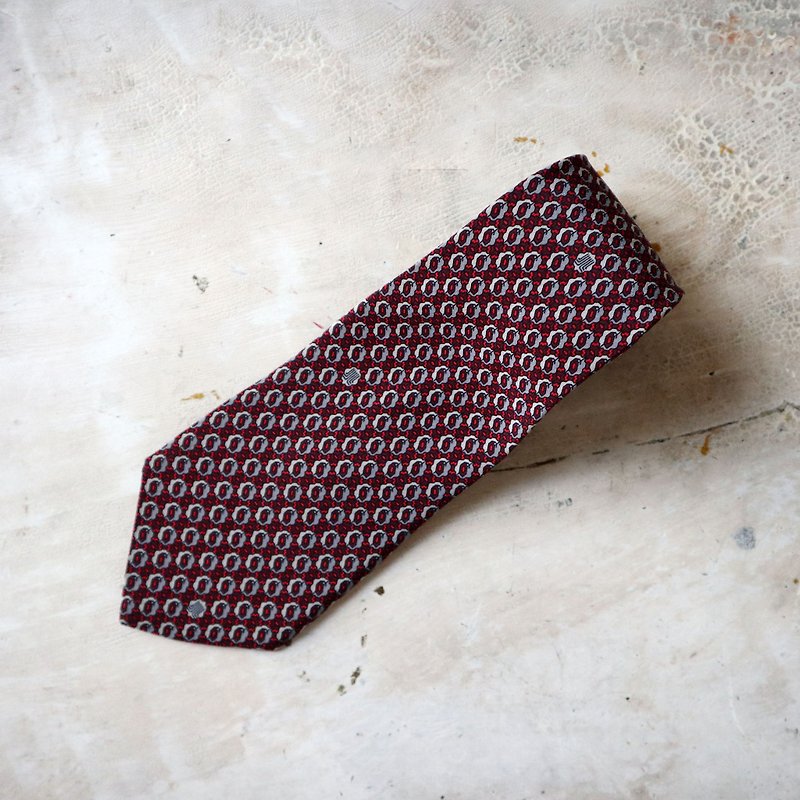 Pumpkin Vintage. Vintage French Lanvin Senior Tie - เนคไท/ที่หนีบเนคไท - ผ้าไหม 