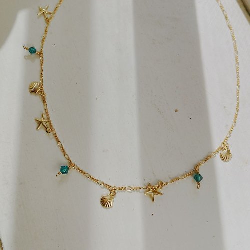 Makai Myjewelry 14KGF- 海女子項鍊 Marina necklace