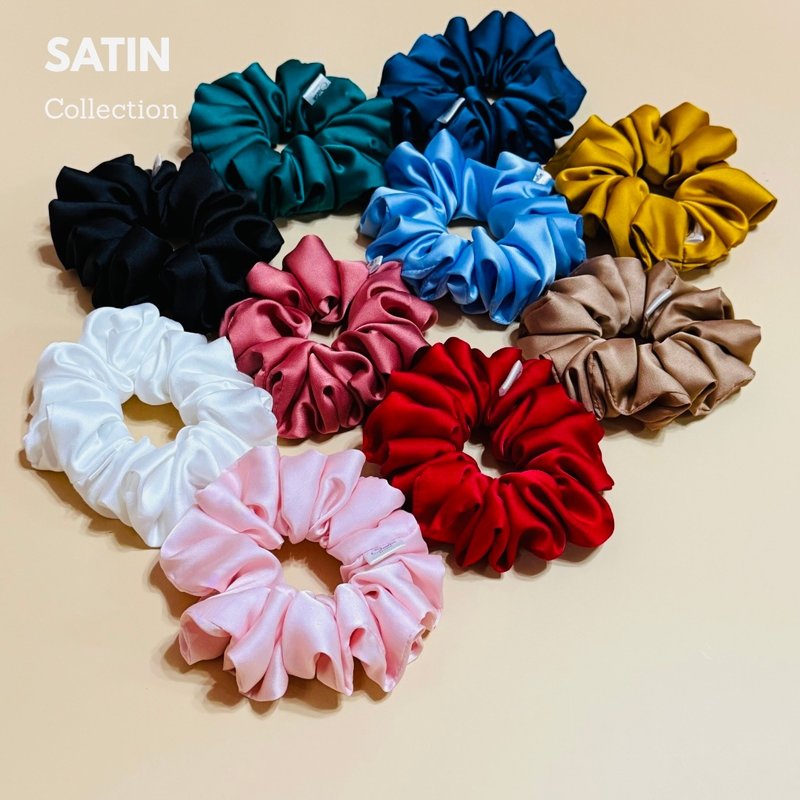 緞面髮圈 - 髮夾/髮圈 - 其他材質 