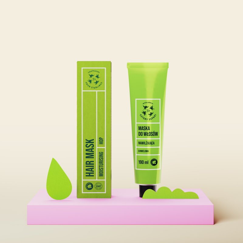 Hops Hydrating Hair Mask - ครีมนวด - น้ำมันหอม สีนำ้ตาล