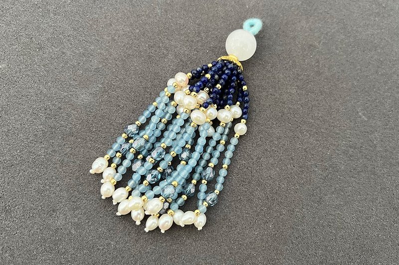 鹿鳴原創手工流蘇 吊飾 半成品 流蘇材料 - 其他 - 水晶 
