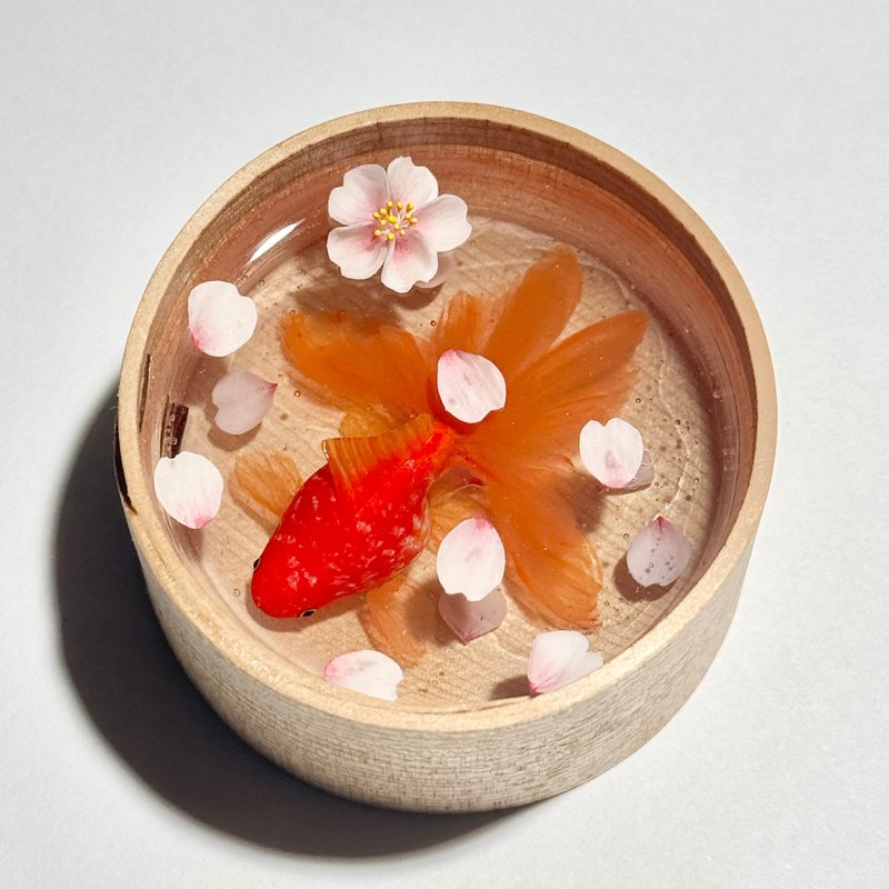金魚　櫻花　擺飾　室內裝飾 - 擺飾/家飾品 - 樹脂 
