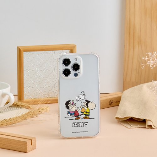 TOYSELECT SNOOPY史努比 開心同樂全氣囊防摔iPhone手機殼