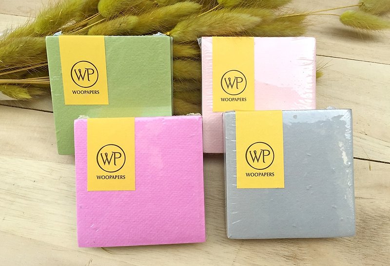 Goody Bag - Xiao Wenqing color seed note paper and brick combination - Sticky Notes & Notepads - Paper 