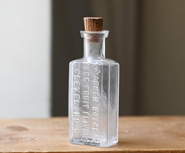 ヴィンテージ初期ガラス瓶/アンティーク、初期ガラス瓶、古いガラス瓶