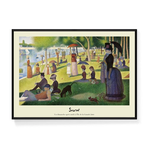 ジョルジュ・スーラ、【化粧をする若い女性】、新品高級額 額装付 ジョルジュ・スーラ『化粧をする若い女』 | 【休店中】名画工房 ～絵画