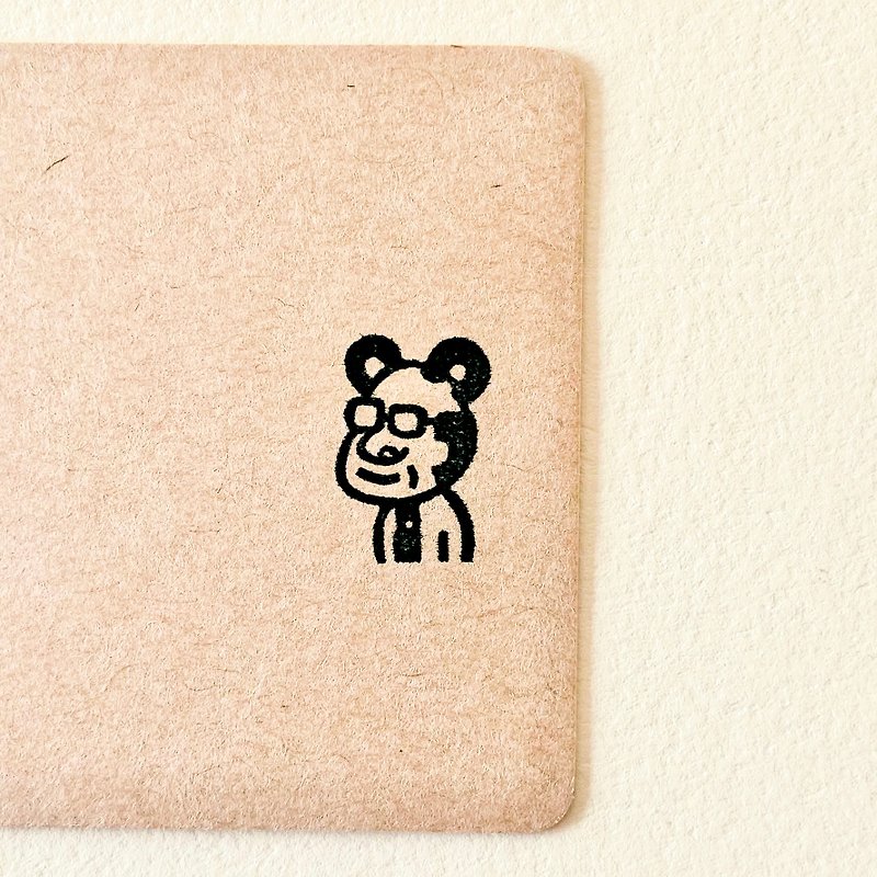 Mouse man・ rubber stamp