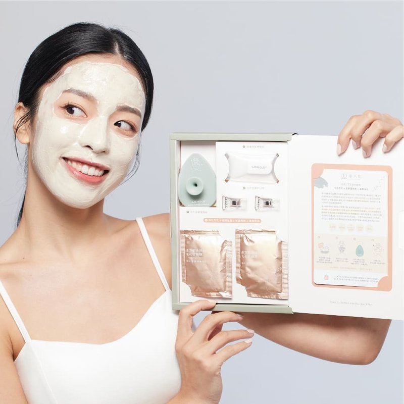 Clear acne in summer [Light Chinese recipe-Qizi Whitening Clay Mask] Empress Dowager Cixi’s secret whitening recipe and maintenance - ที่มาส์กหน้า - สารสกัดไม้ก๊อก ขาว