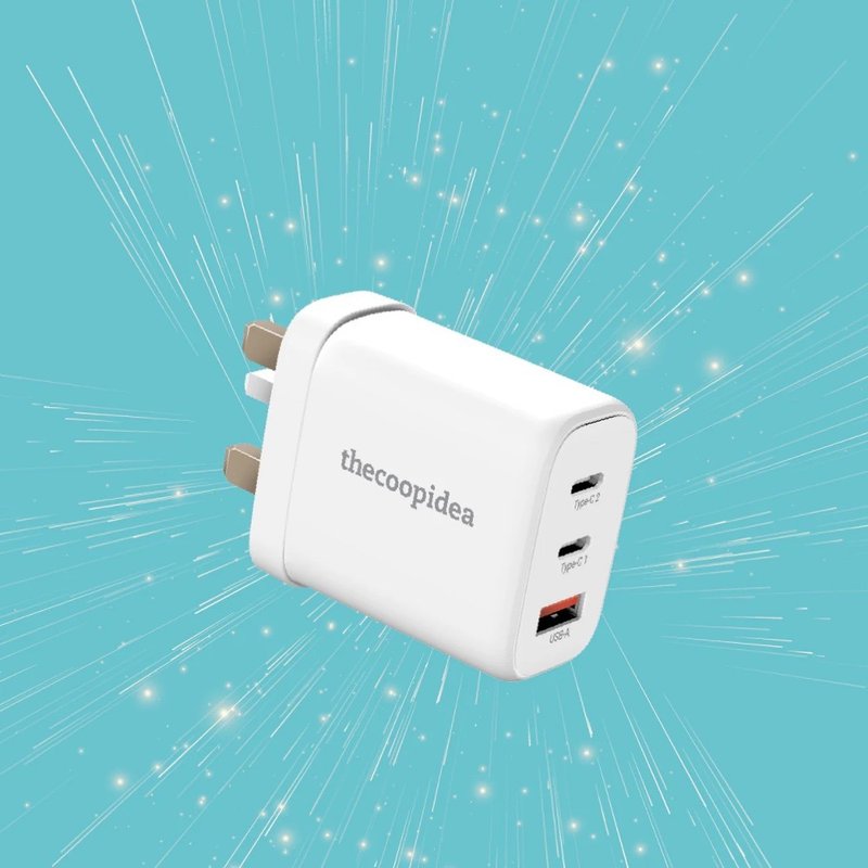 thecoopidea GaN BLOCK 65W 3 輸出 PD+QC 快速充電器 - 手機配件 - 其他材質 